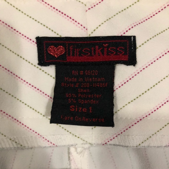 First Kiss Vintage Wide Leg Striped Slacks - Picture 5 of 6